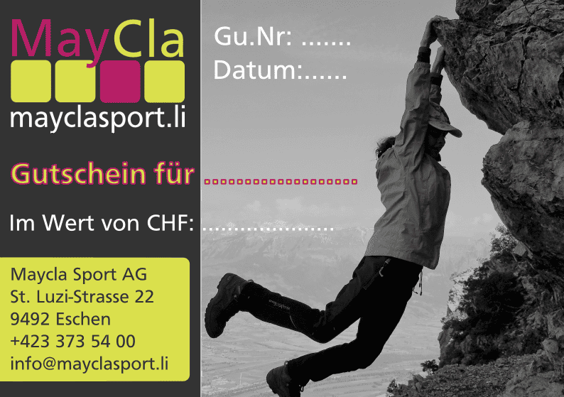 Gutscheine von Mayclasport