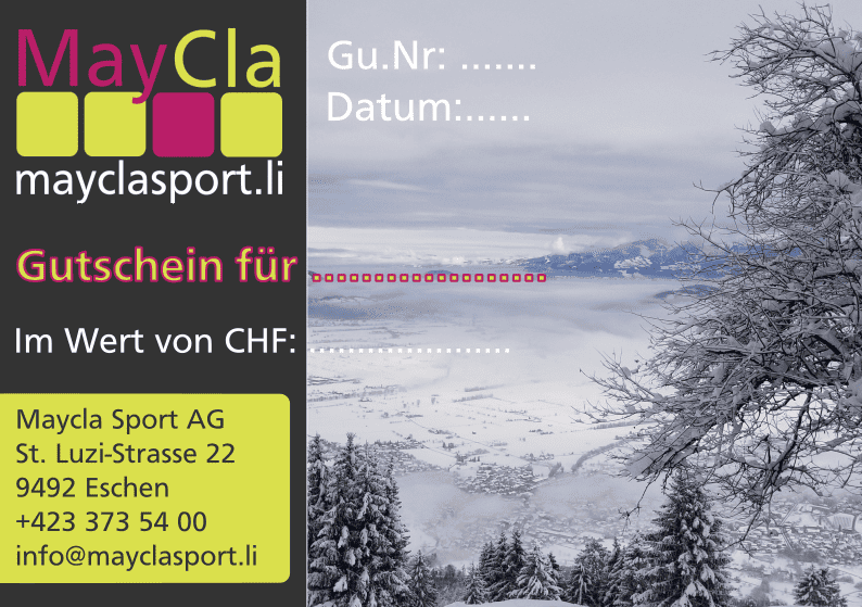 Gutscheine von Mayclasport